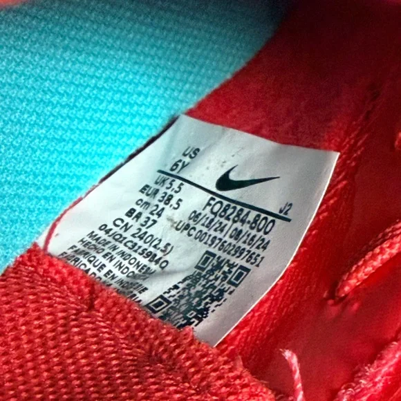 Nike Mercurial VAPOR Air Zoom 16 Academy TF6Y 7.5/8 W Orange Turquoise Pink